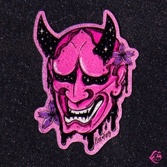 Sticker Glitter Mate - Hannya