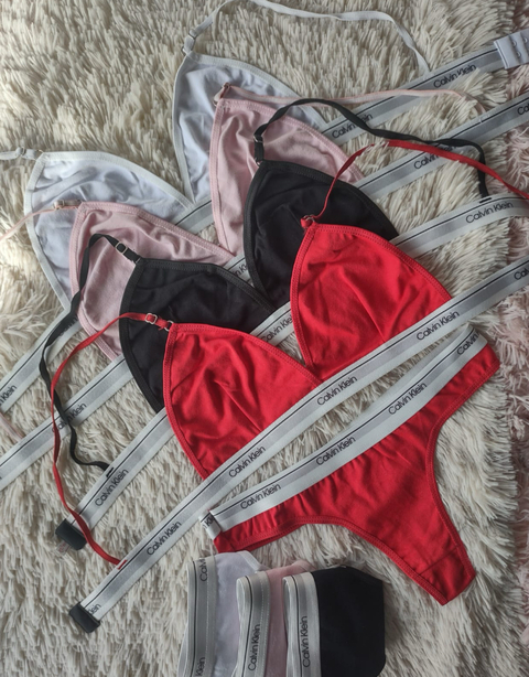 Conjunto calvin klein online rojo