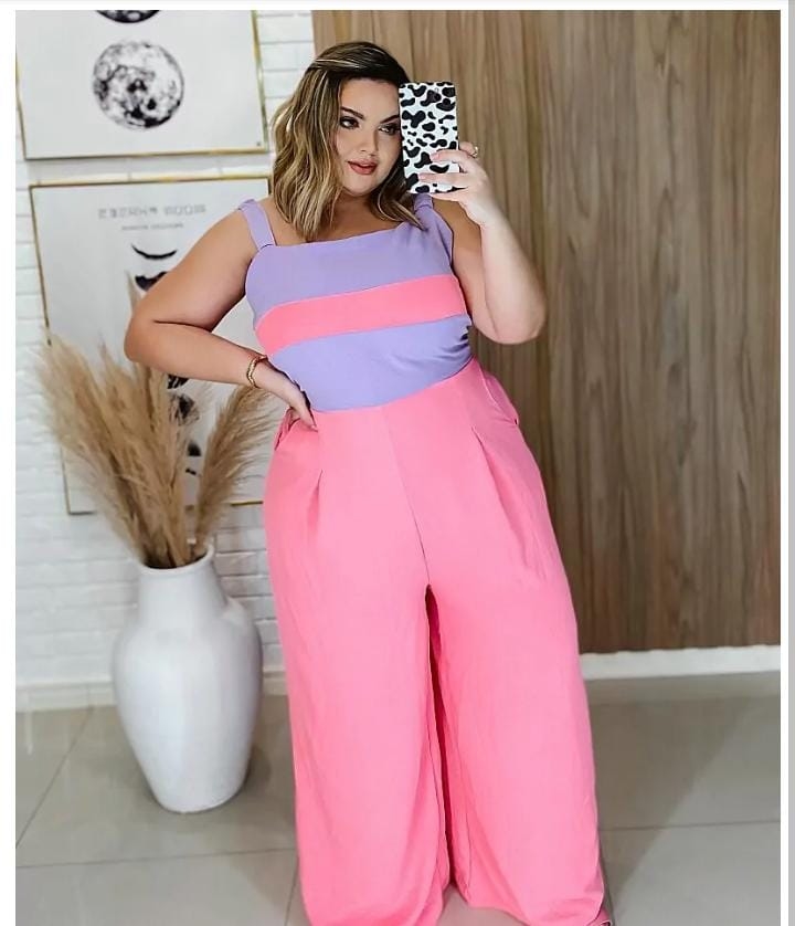 macacão longo Plus size zoe G2 - La boutique d'souza