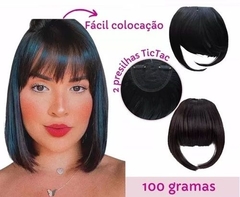 Aplique Franja Em Tic Tac Hair Orgânico