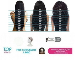 Imagem do Front Lace Cabelo Humano Liso Cor Red 66cm.