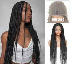 Lace Wig Hair Box Braid/Trança na internet