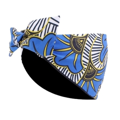 Imagem do African Bandana Scarf Satin Floral Ankara Dashiki