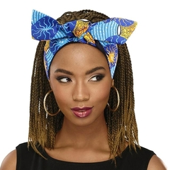 African Bandana Scarf Satin Floral Ankara Dashiki - comprar online