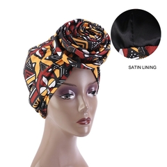 African Bandana Scarf Satin Floral Ankara Dashiki na internet