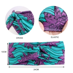 African Bandana Scarf Satin Floral Ankara Dashiki - comprar online