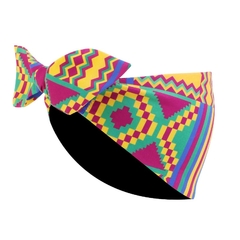 Imagem do African Bandana Scarf Satin Floral Ankara Dashiki