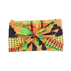 African Bandana Scarf Satin Floral Ankara Dashiki - Mari Hair Style