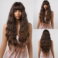 Front Laces Fibra Orgânica Hair Ondulado Diversas Cores 58cm. na internet