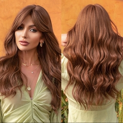 Imagem do Front Laces Fibra Orgânica Hair Ondulado Diversas Cores 58cm.