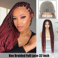 Lace Wig Hair Box Braid/Trança - loja online