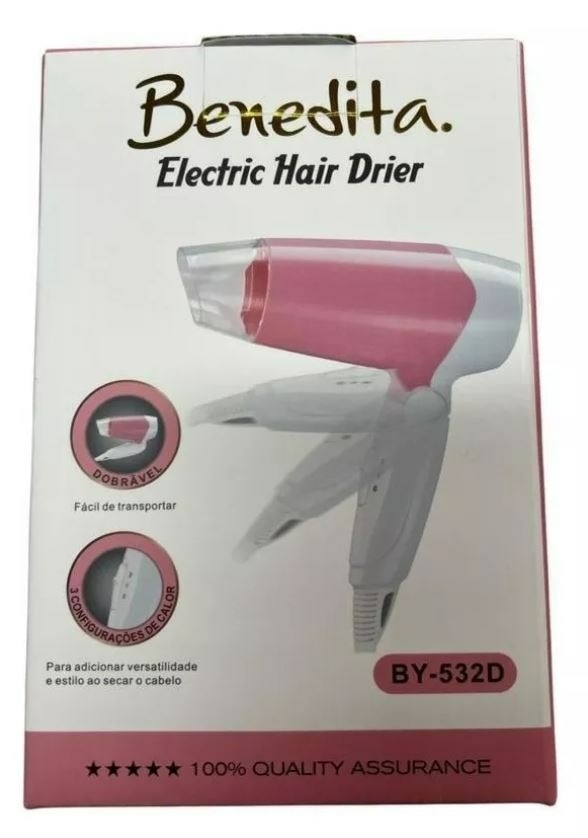 Mini Secador De Cabelo Profissional Portátil Viagem 1200w