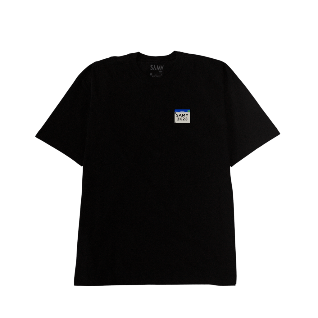 CAMISETA T-SHIRT OVERSIZED PRETO