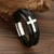 Pulseira de Couro Vintage Ebird Cross