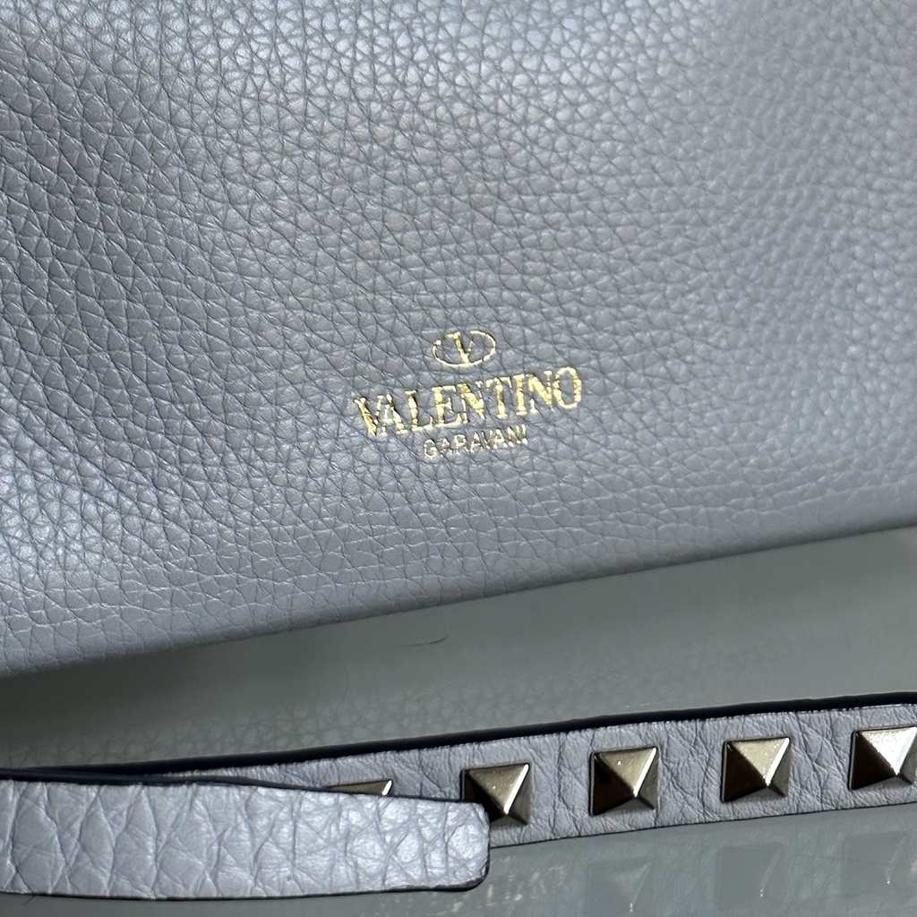 Bolsa Valentino Mini Rockstud Azul - Mega do Luxo