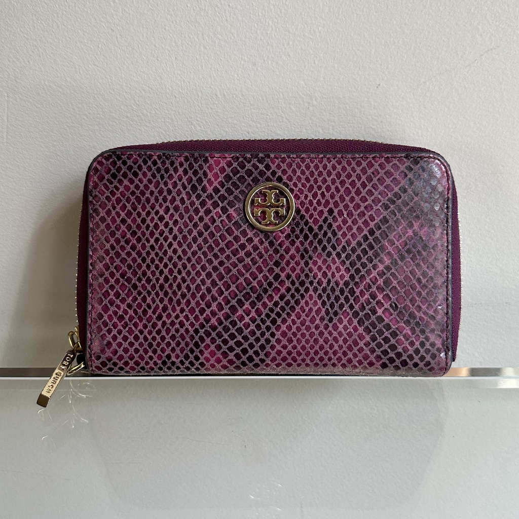 Carteira Tory Burch Roxa Comprar em Mega do Luxo