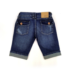 Bermuda Jeans Lycra com Bolso Lapela - DIzzem - comprar online