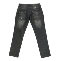 Cigarrete Jeans Black com Recorte - Vida Livre - comprar online