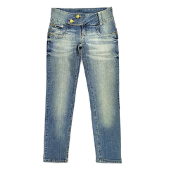 Calça Skinny Jeans com Cós Largo - Art Final