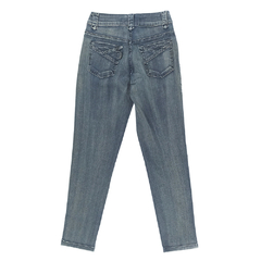 Calça Skinny Jeans Escuro com Bolso Trabalhado - Rort's - comprar online