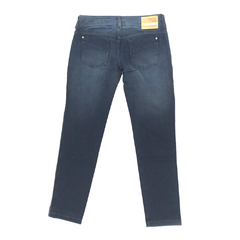 Calça Skinny Jeans Escuro com Lateral Trabalhada - Vida Livre - comprar online