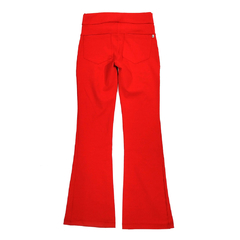 Calça Flare Suplex Vermelha com Bolso - Raro's Confecções - comprar online