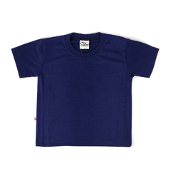 Camiseta Infantil Azul Marinho - PV Malha Fria - Raro's Confecções