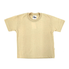 Camiseta Infantil Caqui - PV Malha Fria - Raro's Confecções