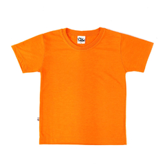 Camiseta Infantil Laranja - PV Malha Fria - Raro's Confecções