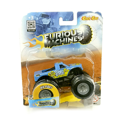 Carrinho Big Foot Furious Machine Azul - Crazy Cars