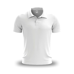 Camisa Polo Branca - Malha Piquet - Raro's Confecções