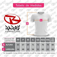 Camiseta Gola V Branca - PV Malha Fria - Raro's Confecções - comprar online