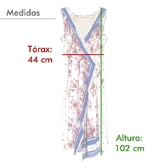 Vestido Estampado Transpassado - Seiki na internet