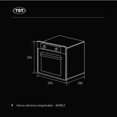 Horno Eléctrico Empotrable Avvolto TST en internet