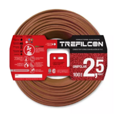 Cable Unipolar 1x 2,5mm Normalizado Trefilcon Rollo X 100 Mt Vs Colores - Don Andrés