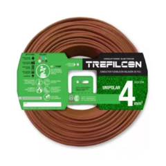 Cable Unipolar 1x4 mm Normalizado Trefilcon Rollo X 100 Mt en internet