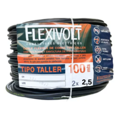 Cable Tipo Taller Flexivolt 2x2,5 Mm X 100 Mts