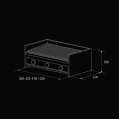 Parrilla a Gas TST 120cm en internet