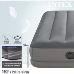 Colchon Inflable Electrico Por Usb Intex 2 Plazas 152x203x30 - tienda online