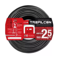 Imagen de Cable Unipolar 1x 2,5mm Normalizado Trefilcon Rollo X 100 Mt Vs Colores