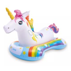 Flotador Montable Unicornio 163x86cm