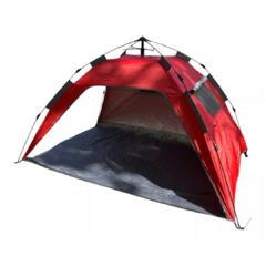 Carpa Playera Autoarmable Morgul 2 Personas 2 Entradas Rojo