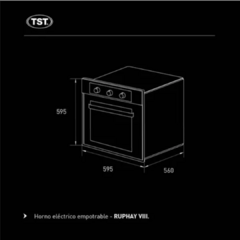 Horno Electrico Empotrable Ruphay VIII TST - tienda online