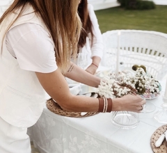 Brazalete Cuero y chaguar