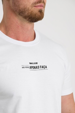 Camiseta Dont Think Branca - loja online