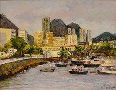 Rio de Janeiro- Bahia de Guanabara vista da Urca 40x50