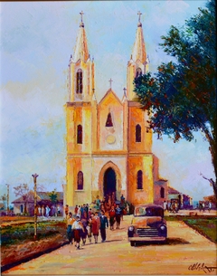 Primeira Missa na Igreja N. Sra. Aparecida, 1940 - Prudente 40x50