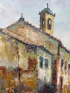 Casario em Ouro Preto 80x100 - Artista Cido Oliveira