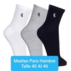 Medias MEDIA CAÑA pack x 3 Pares Hombre Super Oferta - comprar online