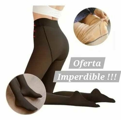 Medias Con Piel Pantys Frizadas Calza Termica - comprar online